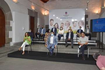 La presentación del Plan de Reactivación Económica y Social de Telde tuvo lugar este lunes en la ermita de San Pedro Mártir (Foto Francisco Javier Santana)